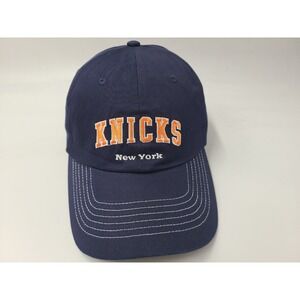 New York Knicks Strapback Adjustable Hat Cap SGA Cotton Men NBA Basketball Blue